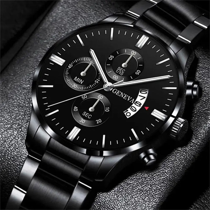 Aurelius Steel Calendar Watch