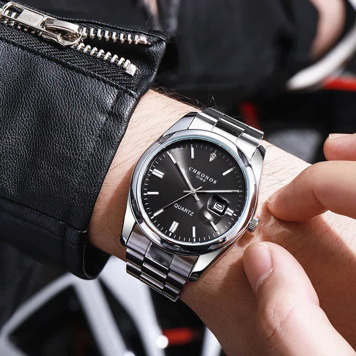 Kingsley Stainless Steel Dress Watch
