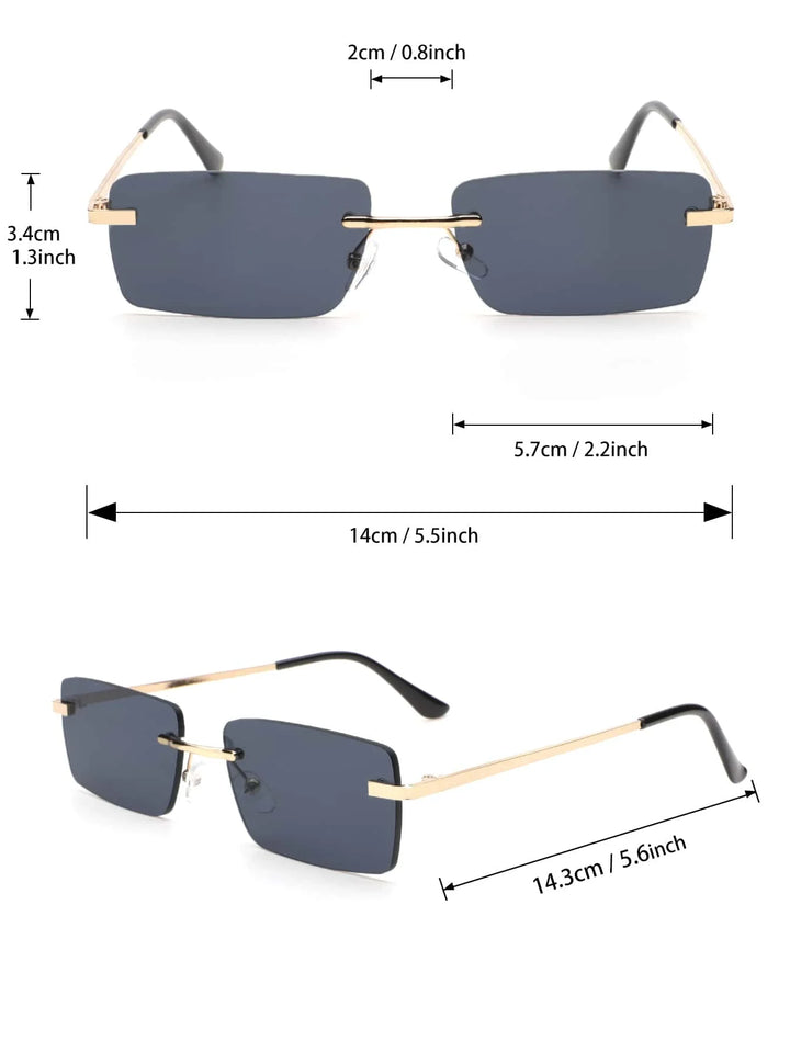 Clearline Rimless Squares