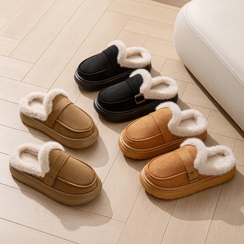CozyBuckle Mules