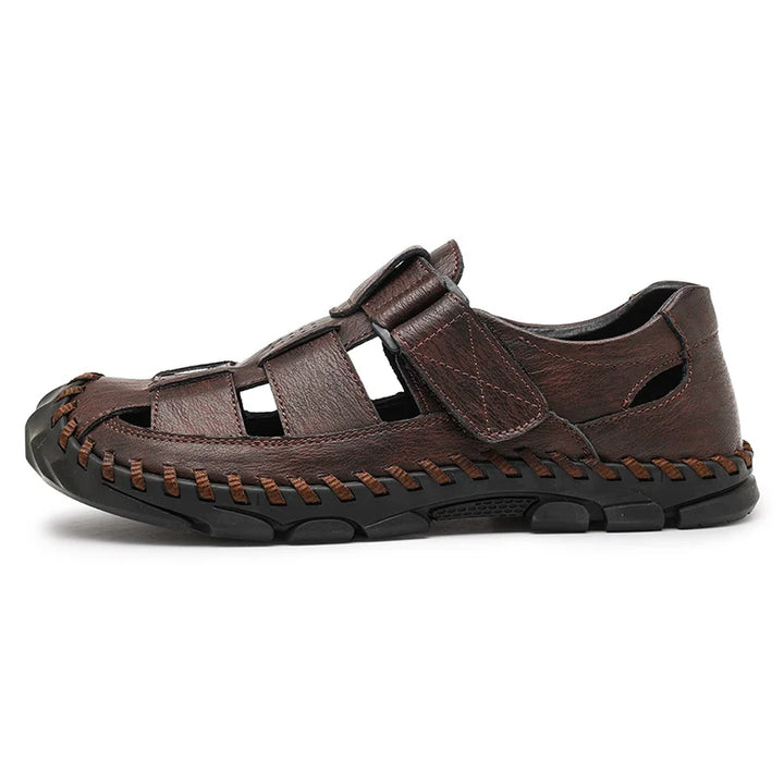 Corbin Genuine Leather Fisherman Sandals