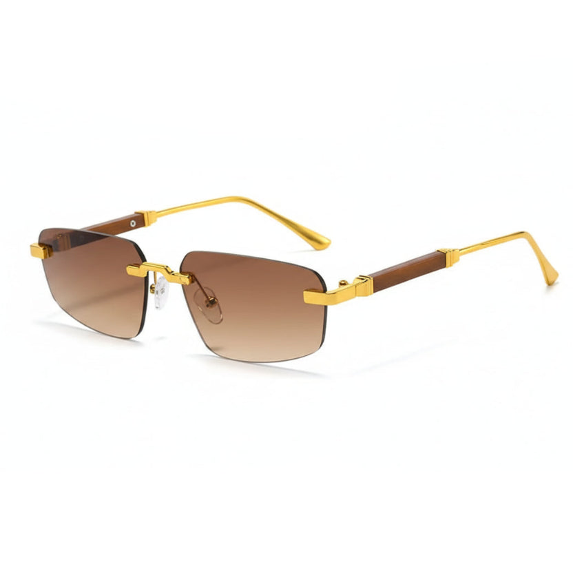 Solano Rimless Wood Shades