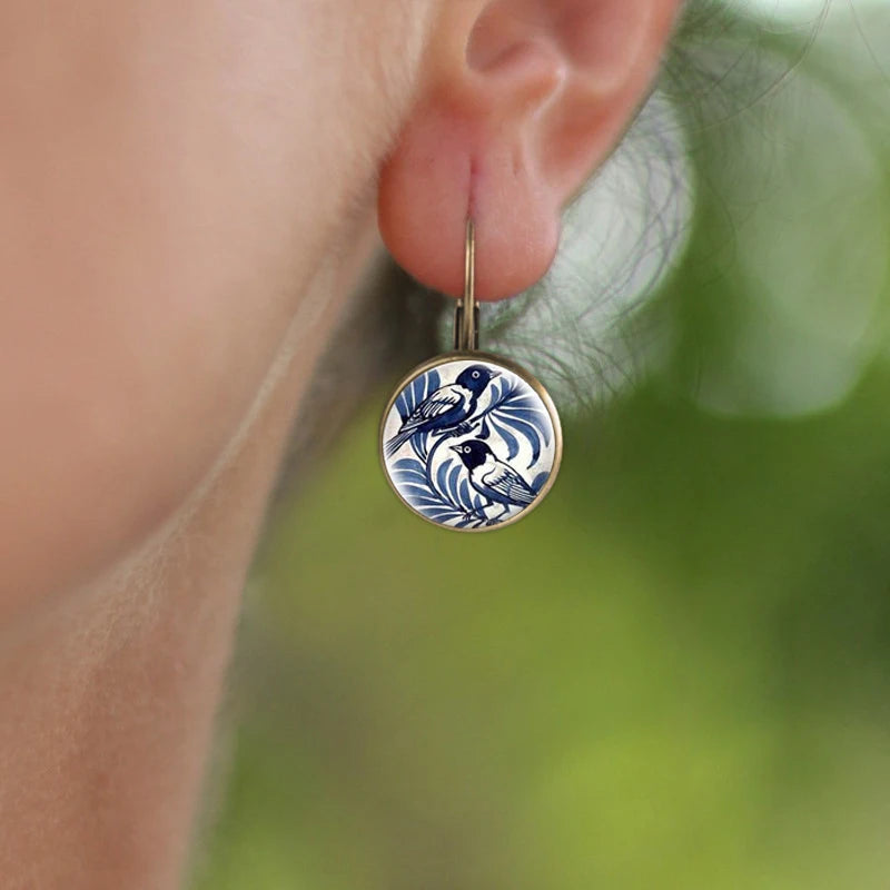 Porcelain Wings Earrings-Wilo Wale