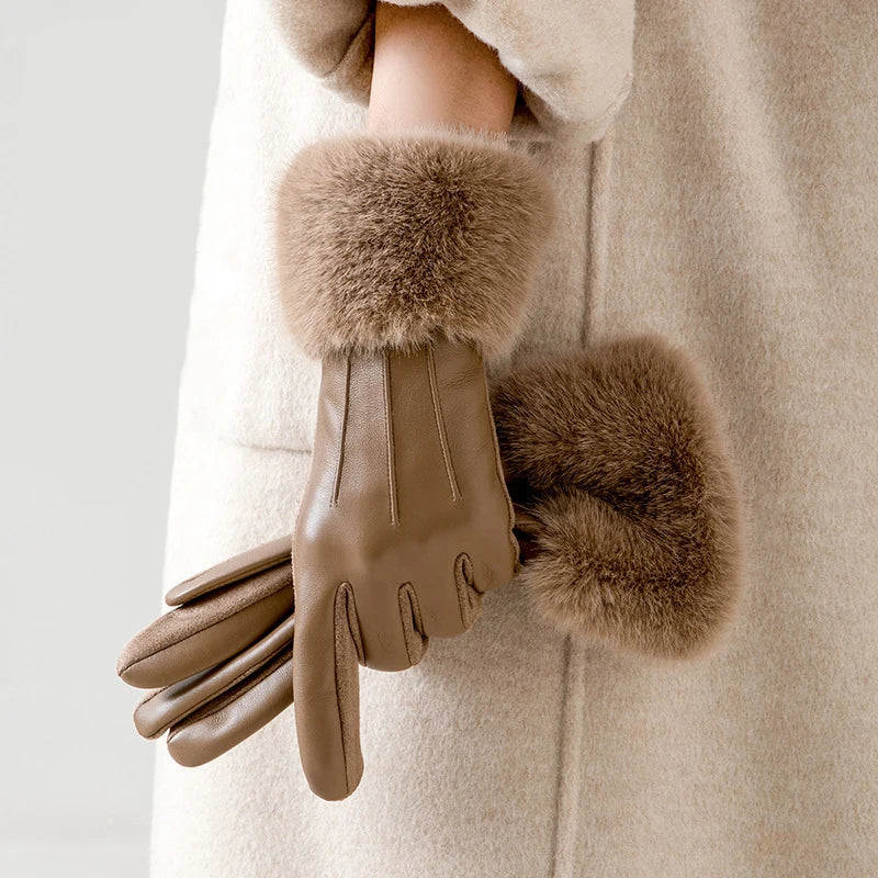 Vesper Fur-Trimmed Glove