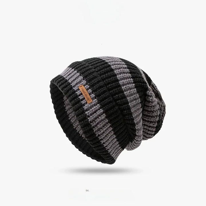 SnugStripe Beanie