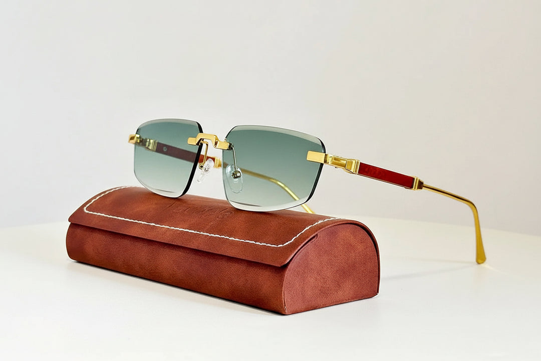 Solano Rimless Wood Shades
