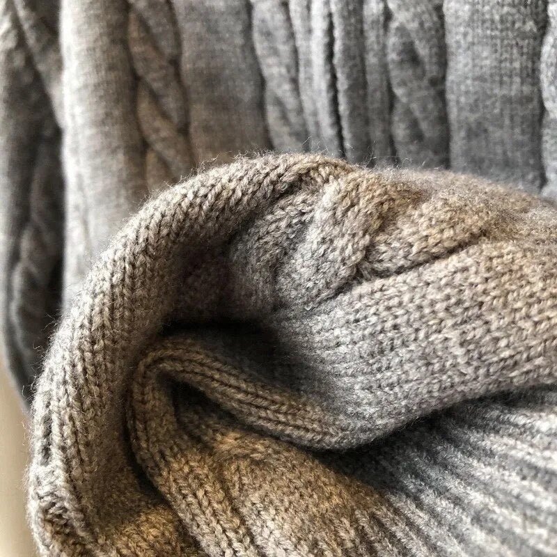 Elora Zip-Neck Cotton Sweater