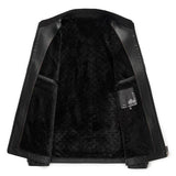 Noir Axis Sheepskin Jacket-Wilo Wale