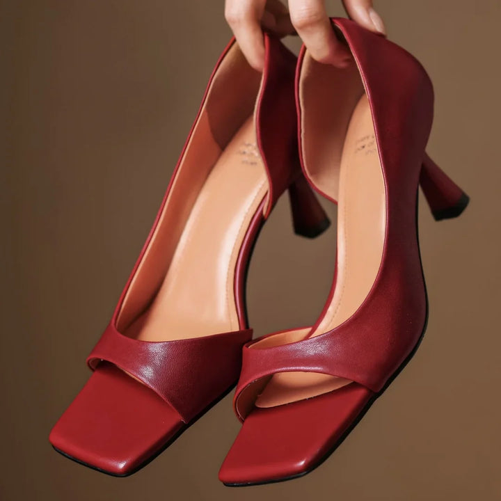 Vivienne Genuine Leather Heels