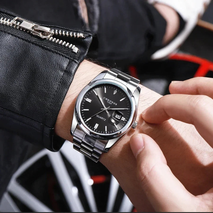 Kingsley Stainless Steel Dress Watch