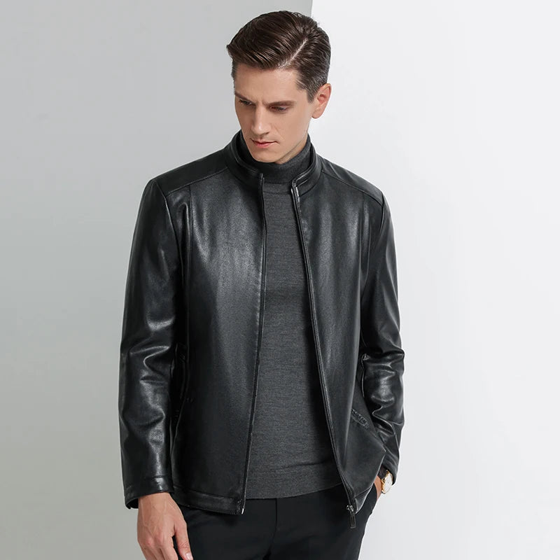 Noir Axis Sheepskin Jacket-Wilo Wale
