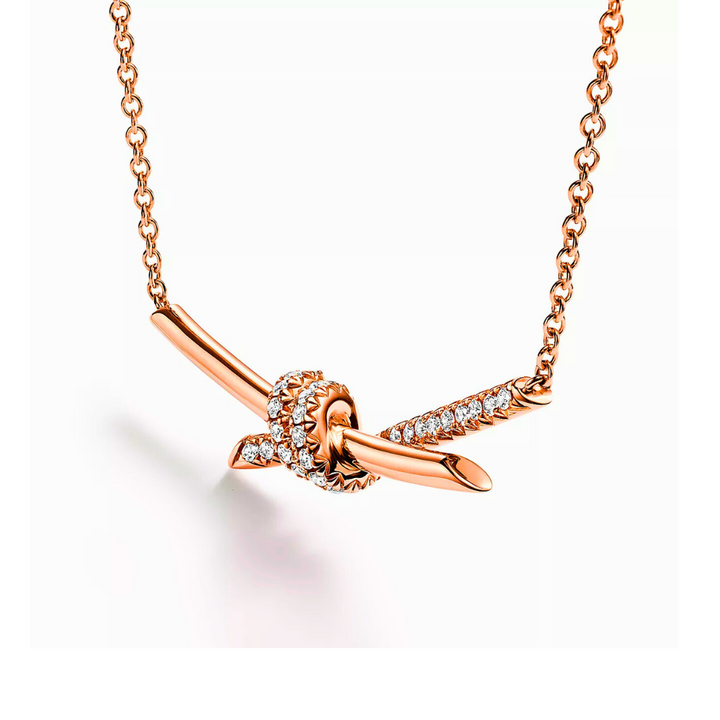 Diamond Knot Necklace