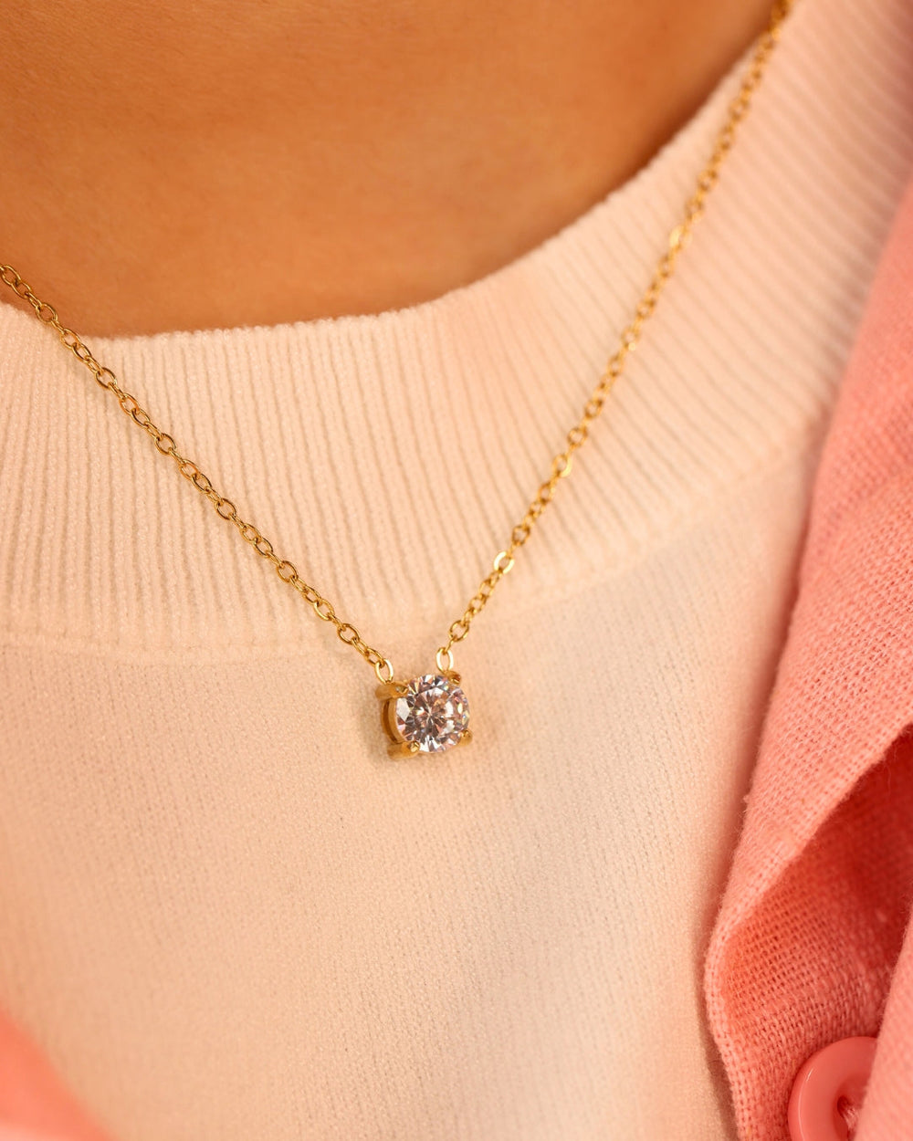 Astra Solitaire Necklace