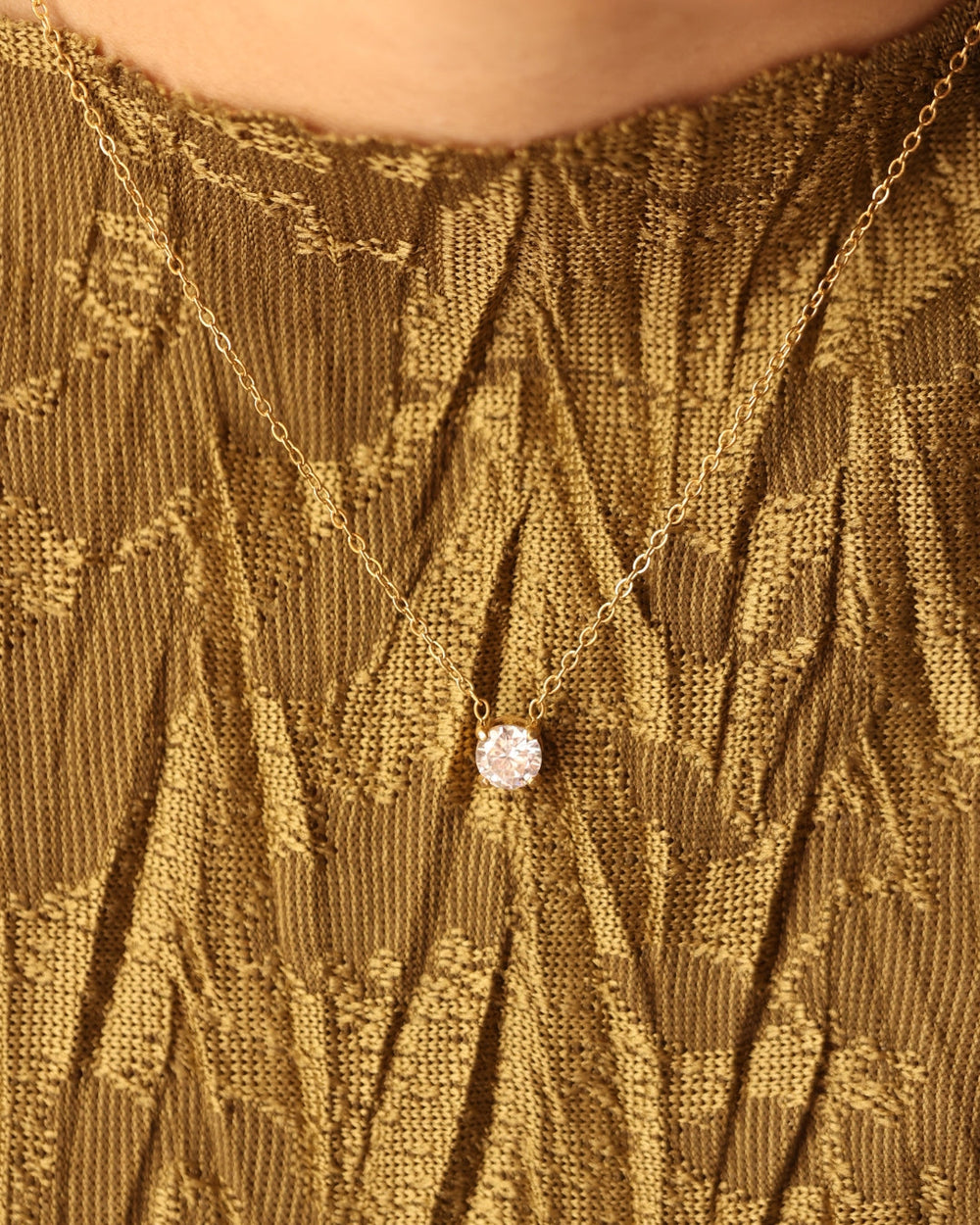 Astra Solitaire Necklace
