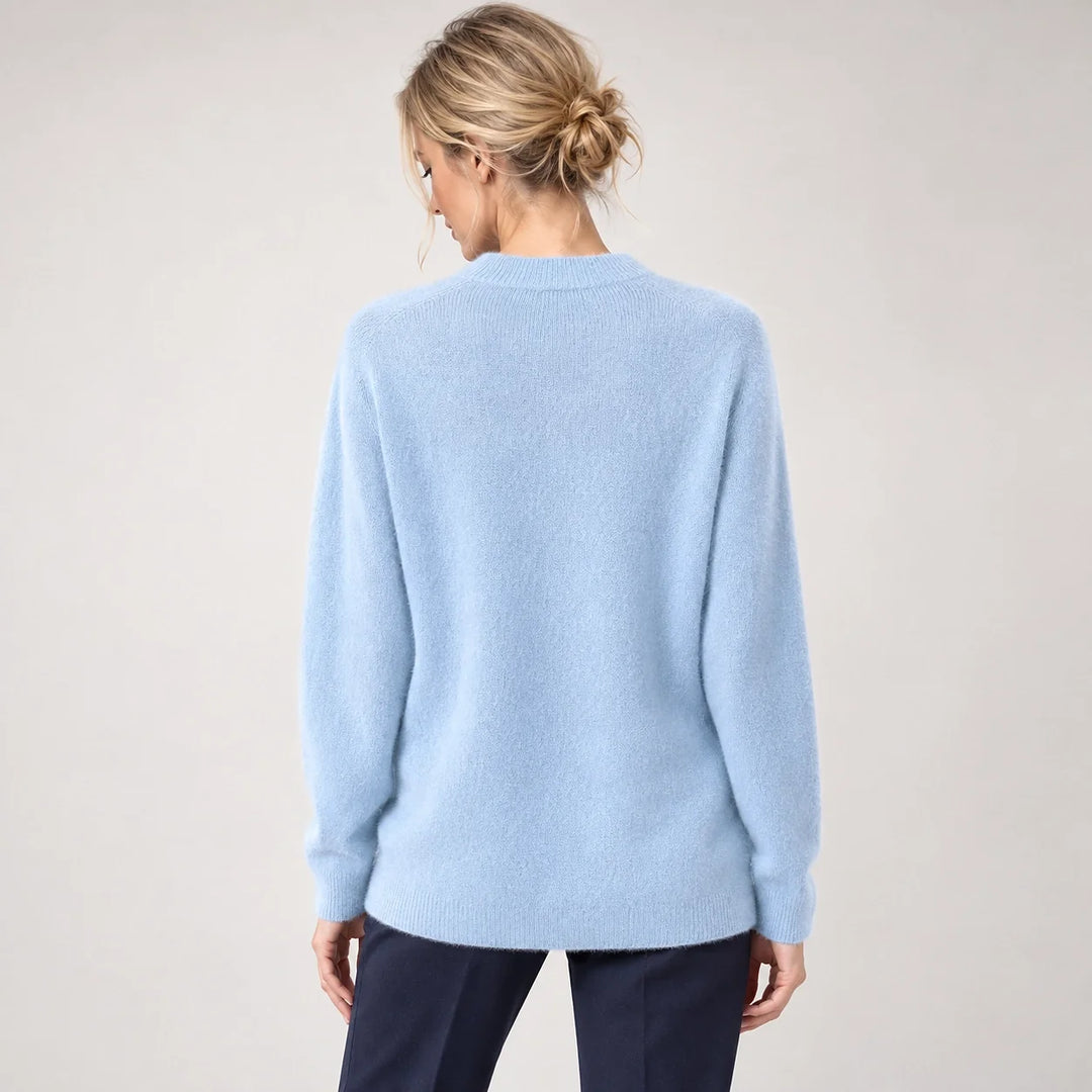 Aurelia Cashmere Crewneck Sweater