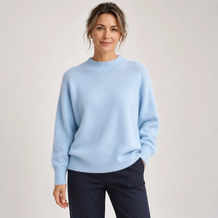 Aurelia Cashmere Crewneck Sweater