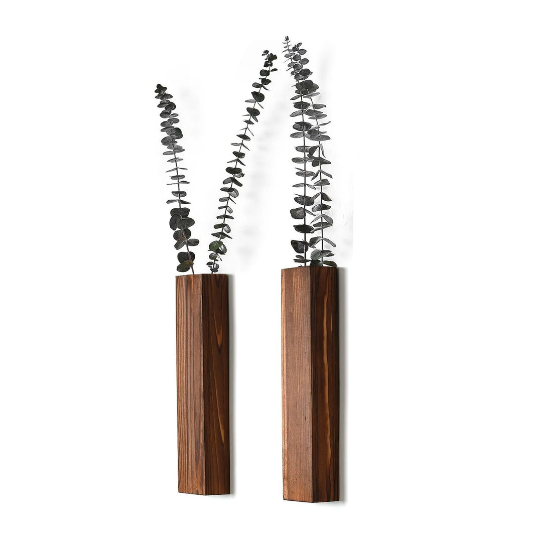 Minimalist Wooden Wall Planters