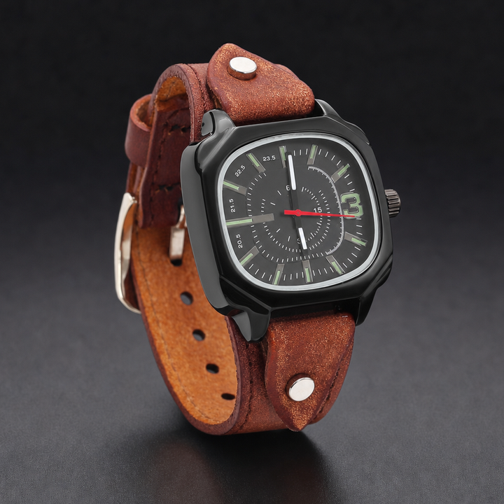 Rourke Wraparound Leather Watch