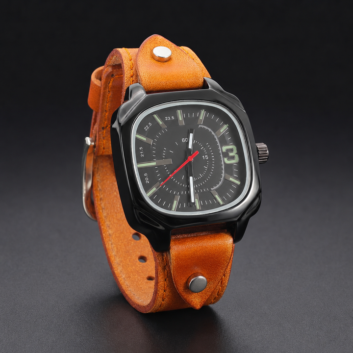 Rourke Wraparound Leather Watch