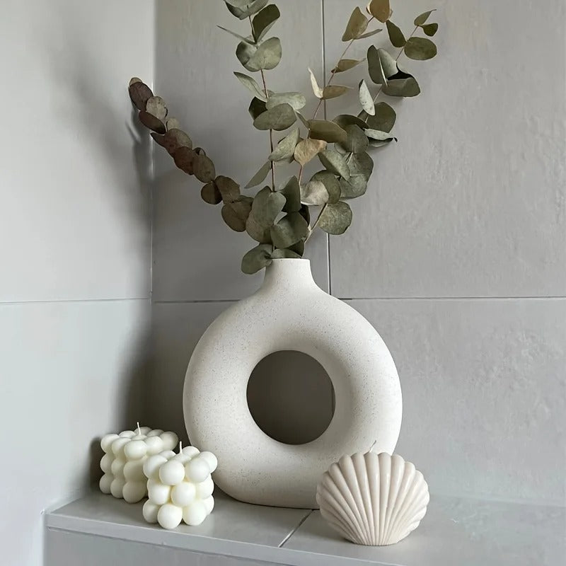 Ring Ceramic Vases