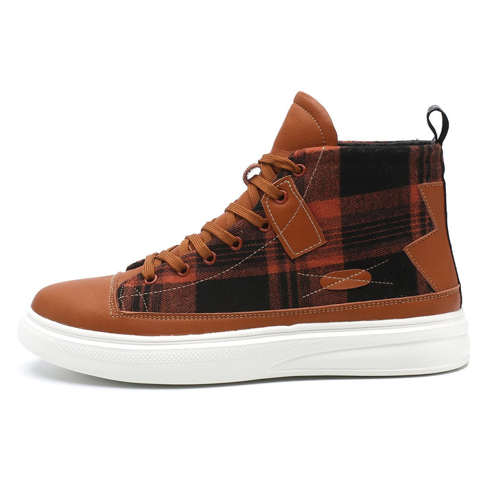 Plaid Fusion High-Tops