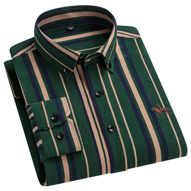 Marlowe Striped Oxford Shirt
