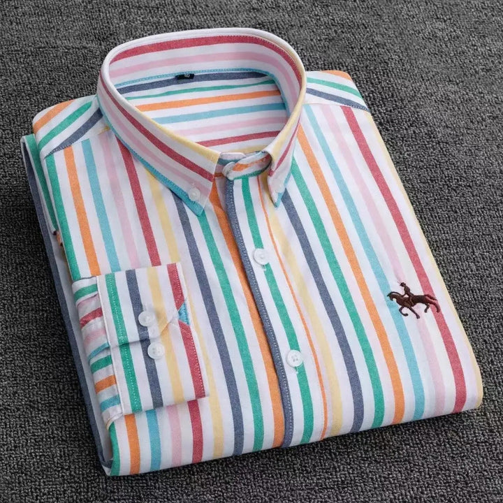 Marlowe Striped Oxford Shirt