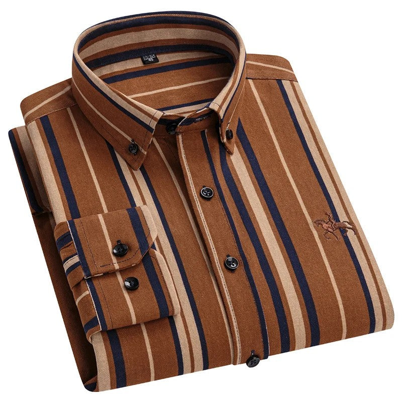 Marlowe Striped Oxford Shirt