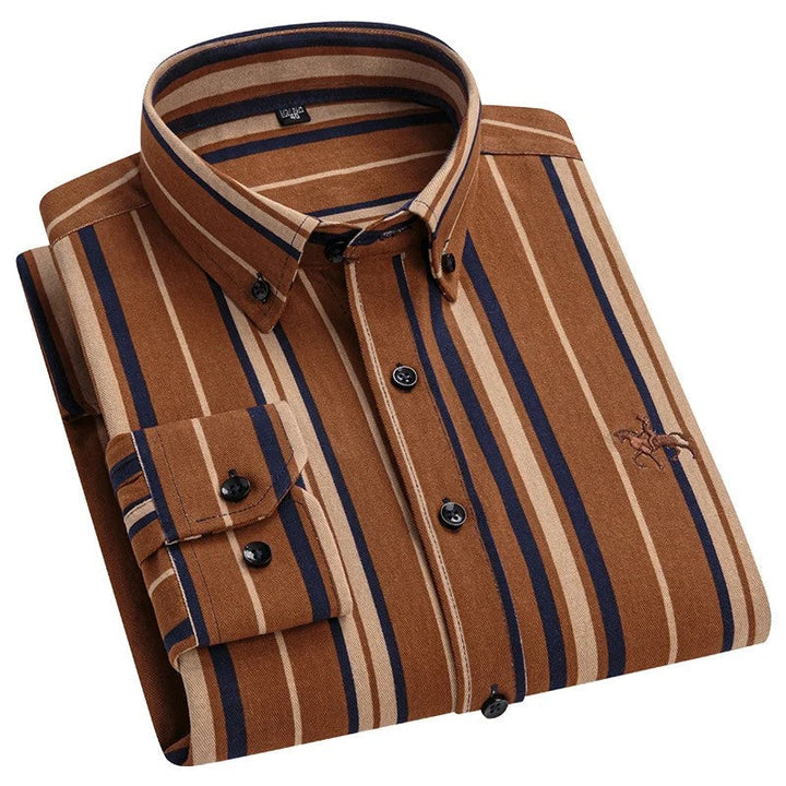 Marlowe Striped Oxford Shirt