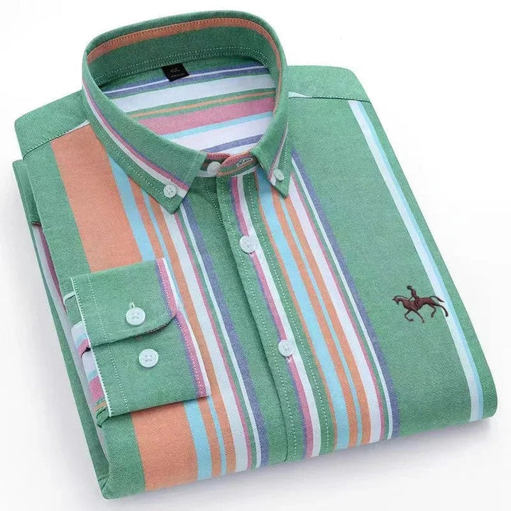 Marlowe Striped Oxford Shirt