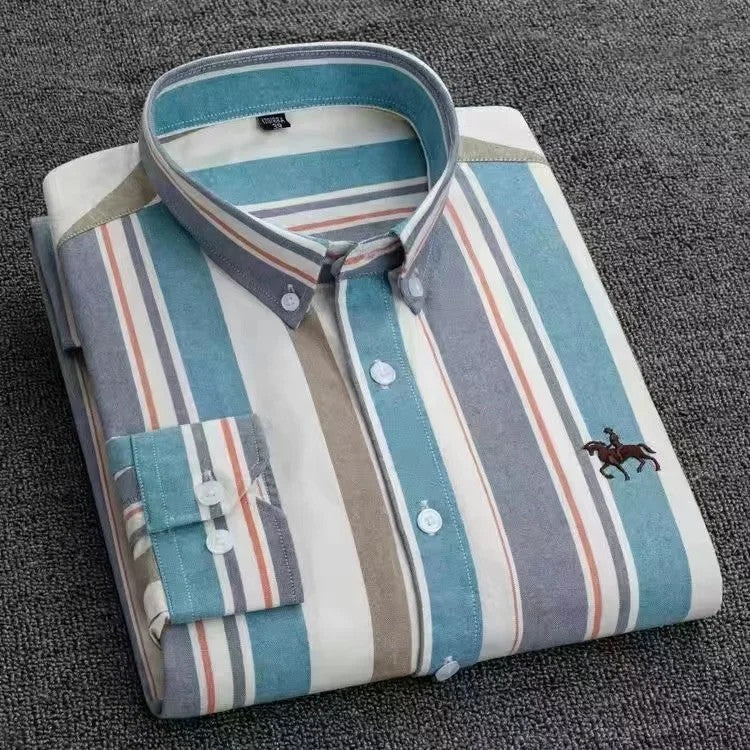 Marlowe Striped Oxford Shirt