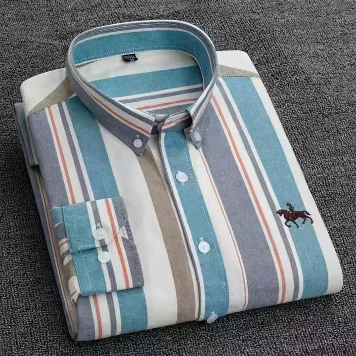 Marlowe Striped Oxford Shirt