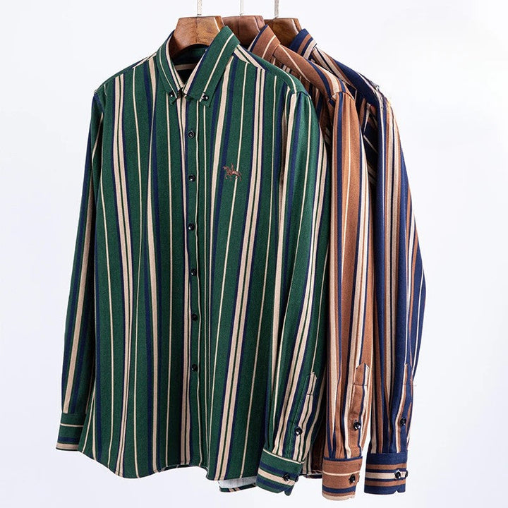 Marlowe Striped Oxford Shirt