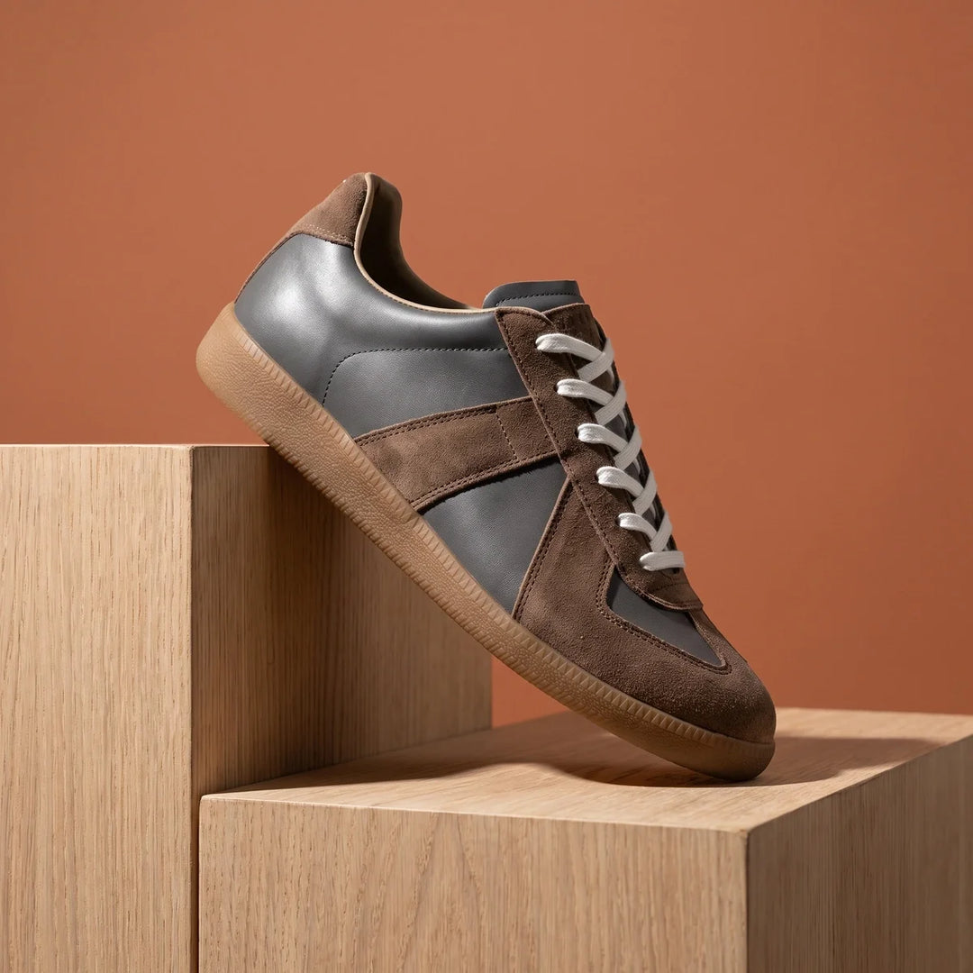Maddox Suede Gum-Sole Sneakers