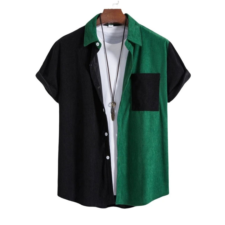 Emerio Corduroy Contrast Shirt