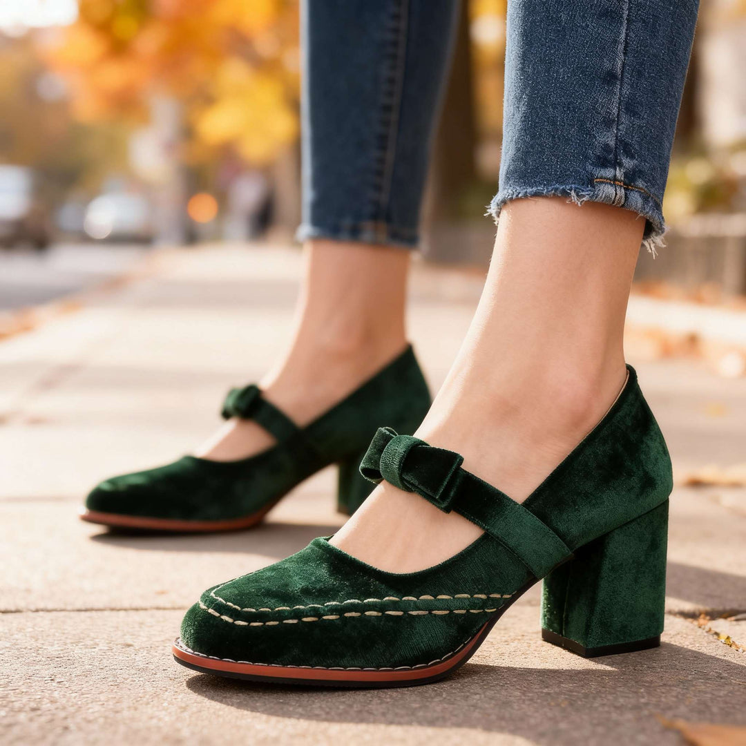 Cordelia Velvet Pump