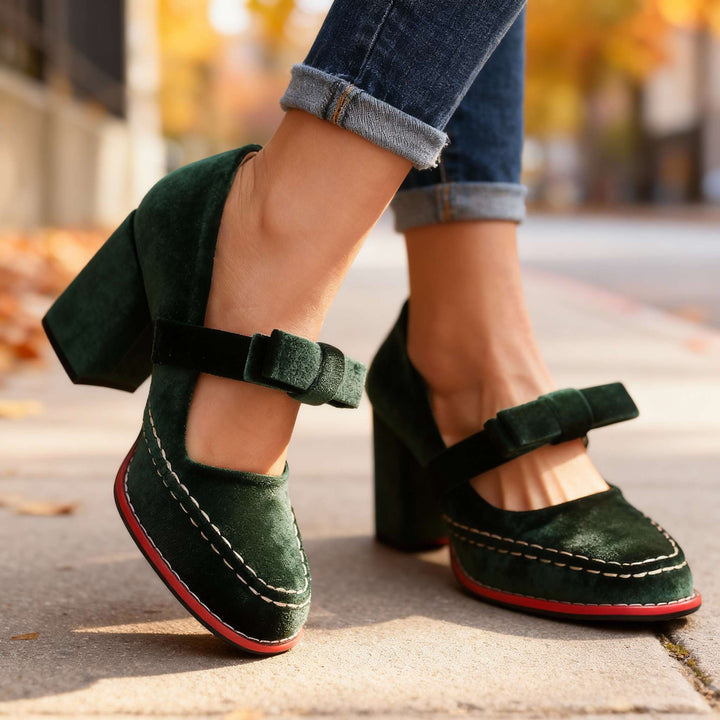 Cordelia Velvet Pump