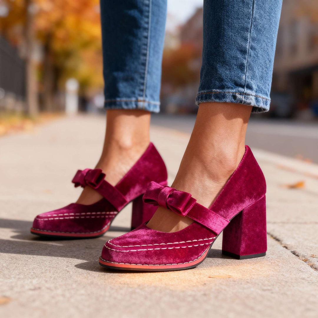 Cordelia Velvet Pump