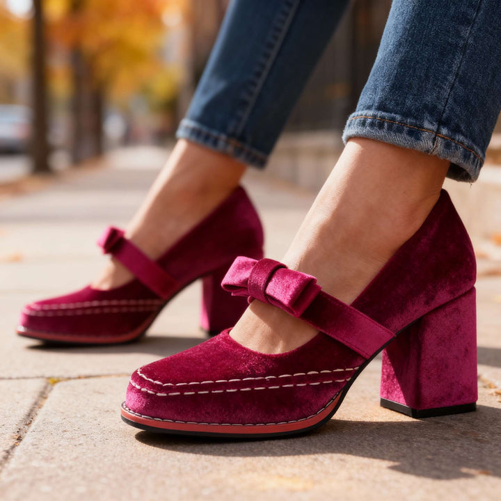 Cordelia Velvet Pump