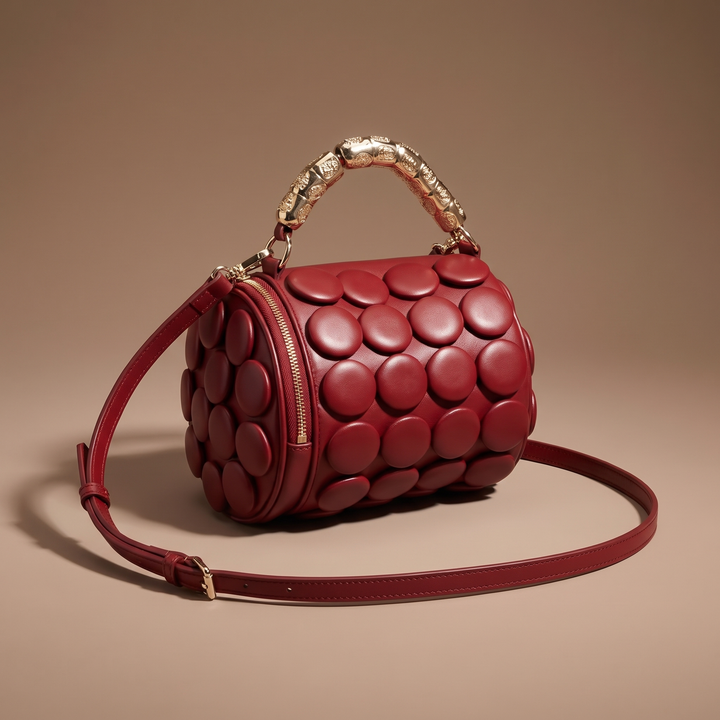 Aurette Sculpted Disc Handbag
