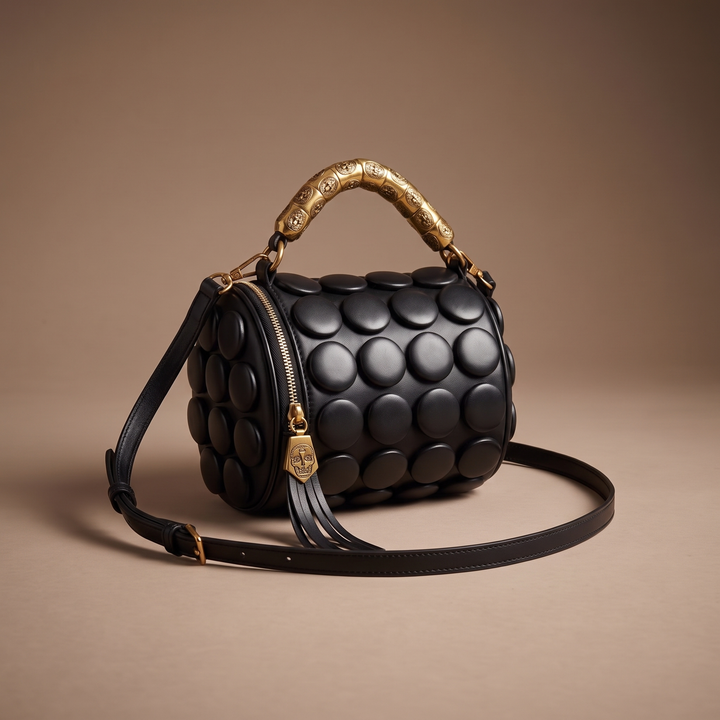Aurette Sculpted Disc Handbag