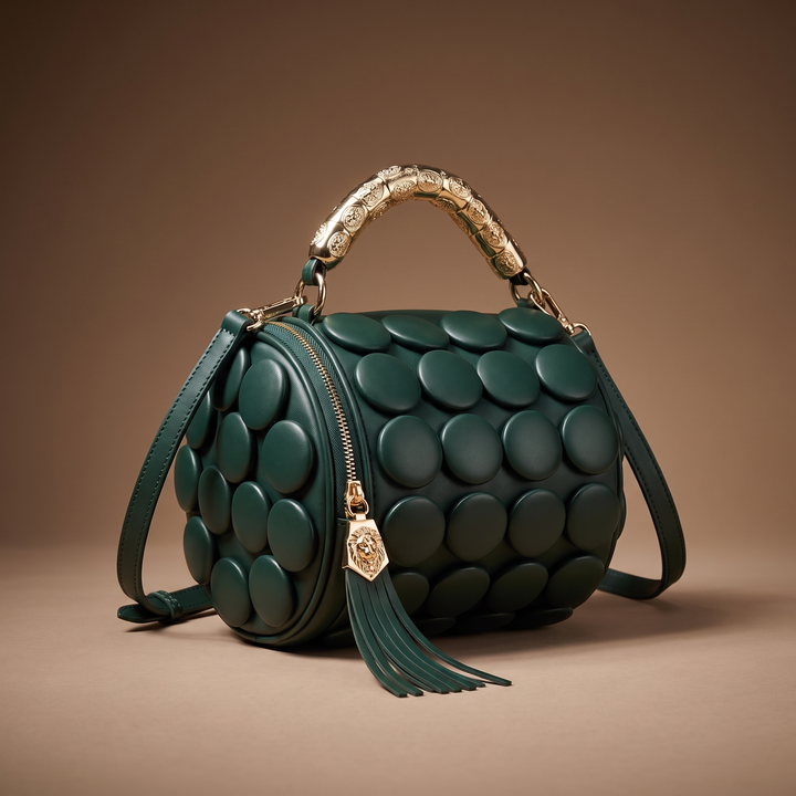 Aurette Sculpted Disc Handbag