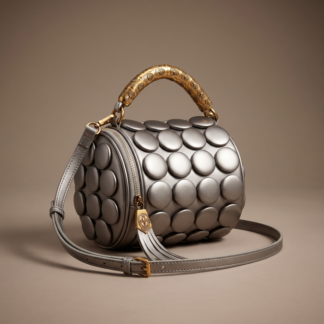 Aurette Sculpted Disc Handbag