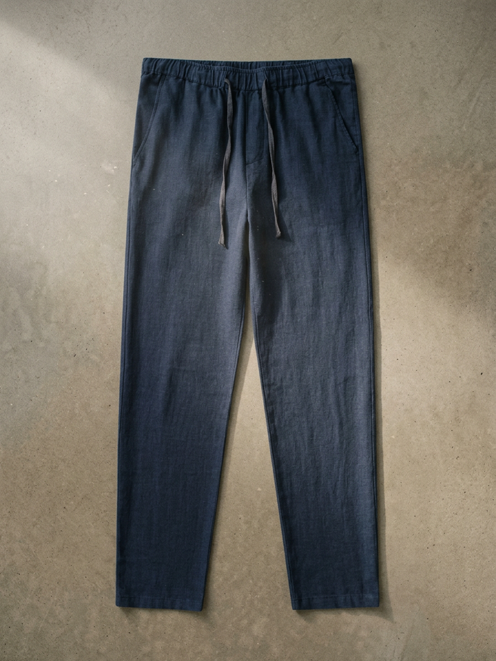 Marlow Relaxed Linen-Blend Trousers