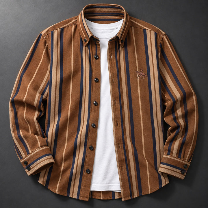 Marlowe Striped Oxford Shirt