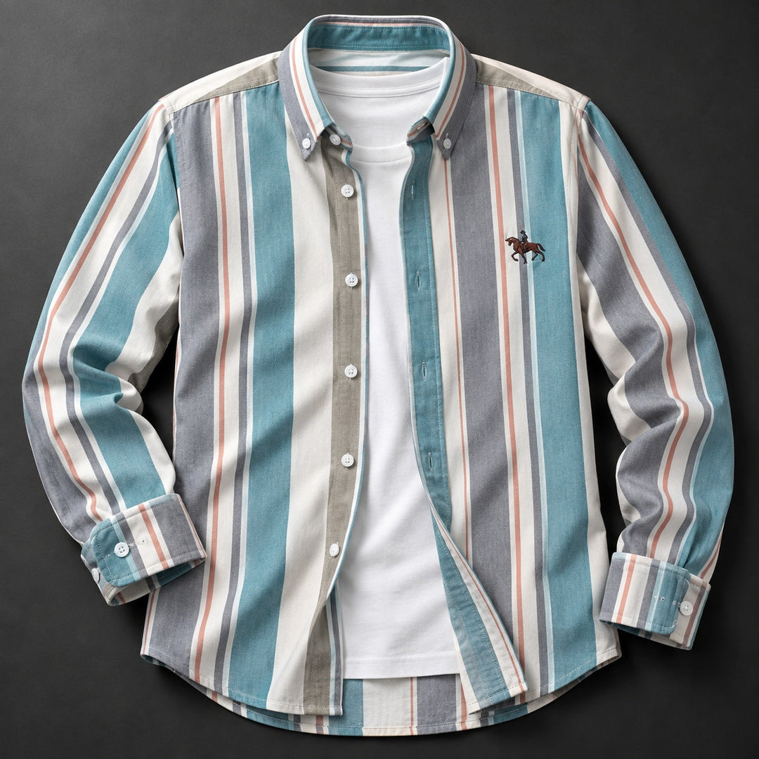 Marlowe Striped Oxford Shirt
