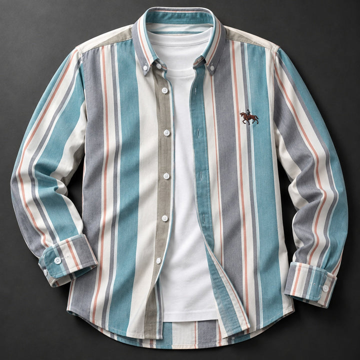 Marlowe Striped Oxford Shirt
