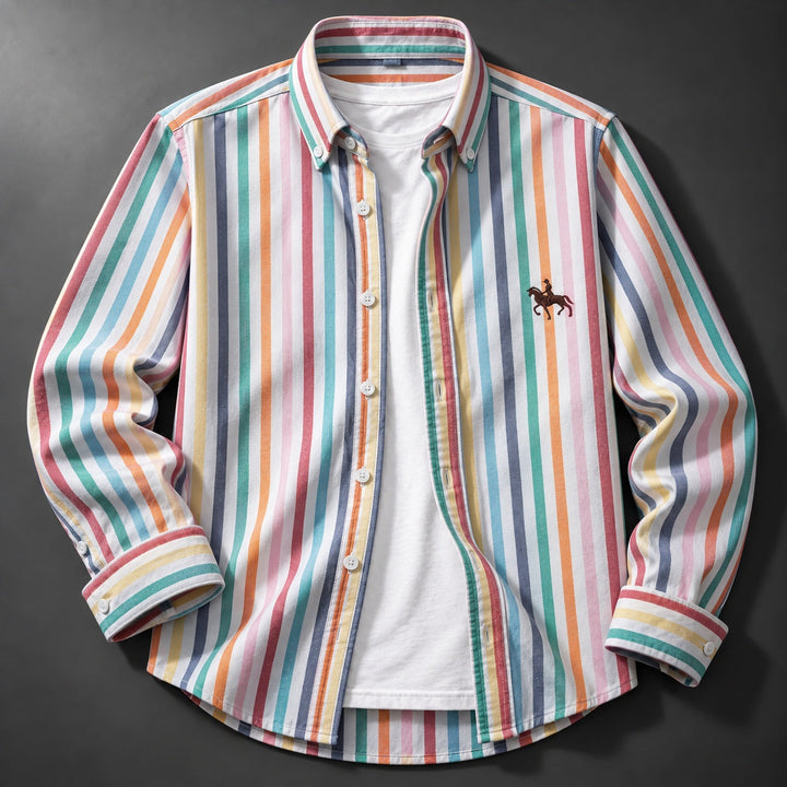 Marlowe Striped Oxford Shirt