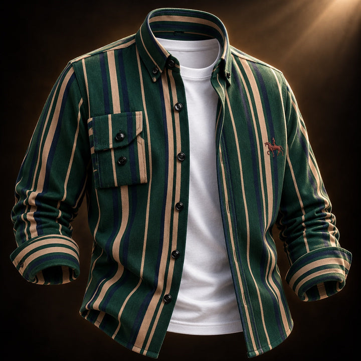 Marlowe Striped Oxford Shirt