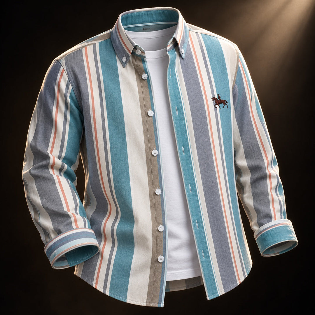 Marlowe Striped Oxford Shirt